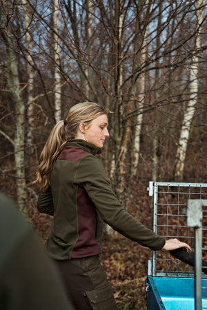 Oda Damen-Fleecejacke Willow green - Härkila