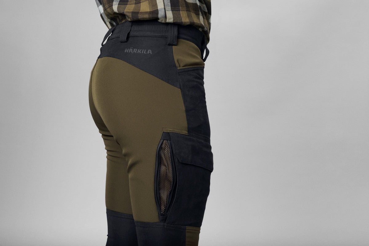 Scandinavian Hosen für Frauen - Willow green/Deep well purple - Härkila