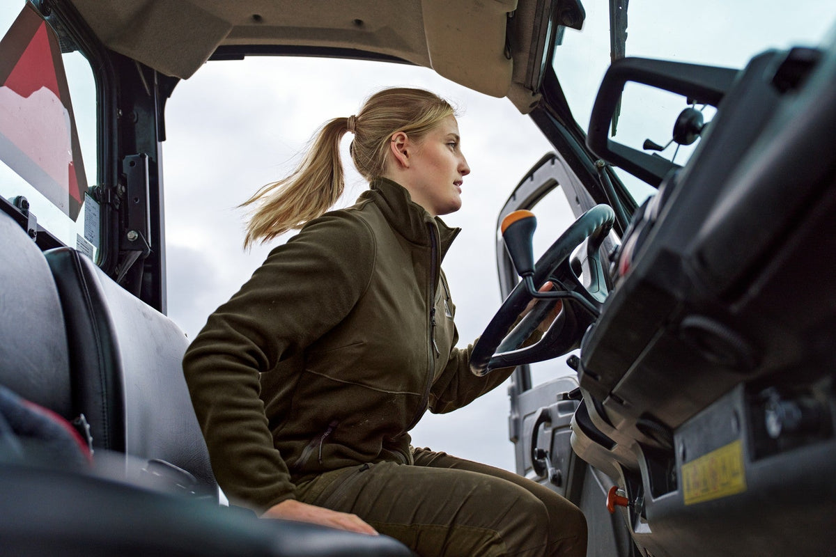 Fjell Fleecejacke für Damen Hunting Green/Willow Green - Härkila