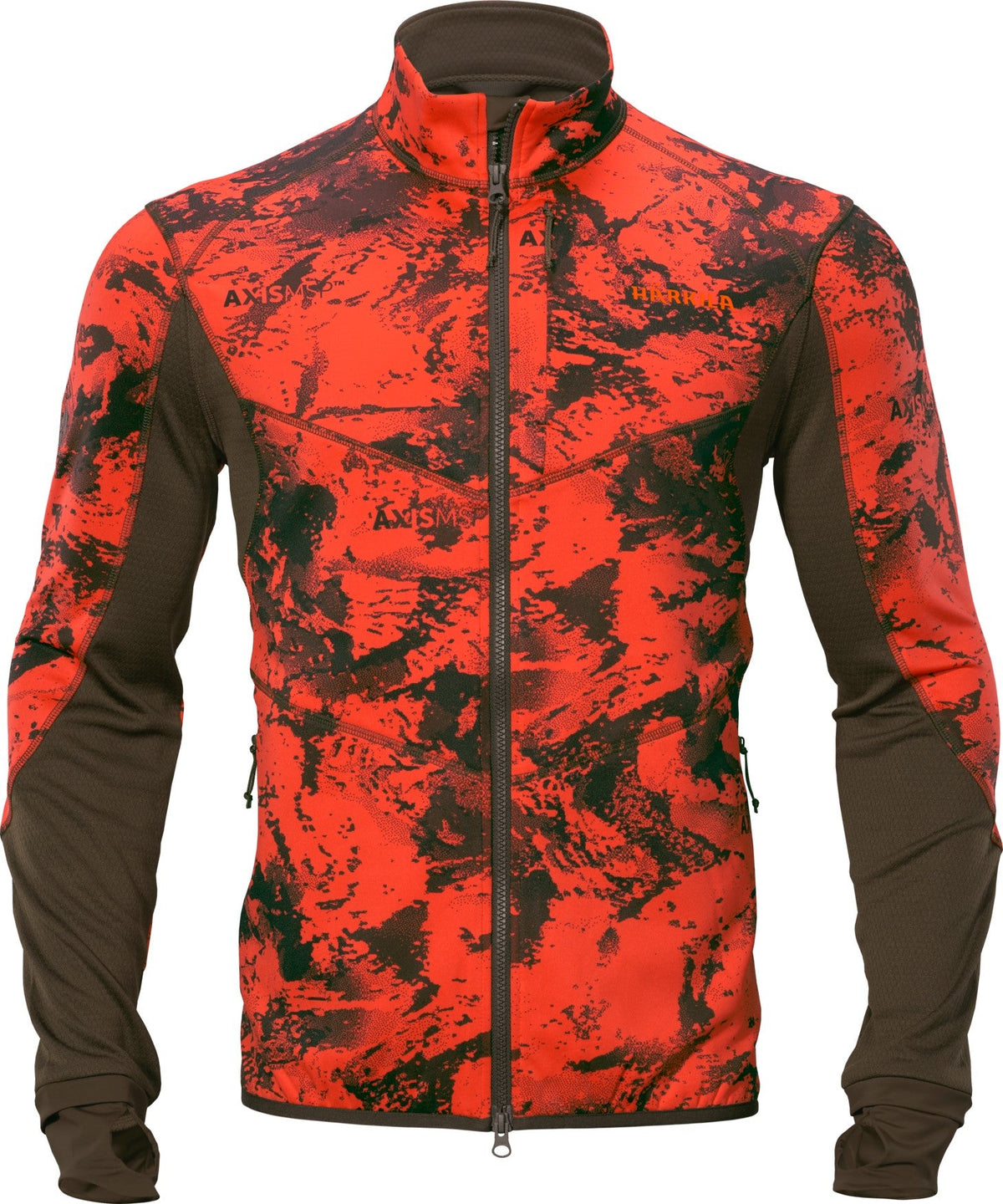 Wildboar Pro Camo-Fleecejacke AXIS MSP®Wildboar orange/Shadow brown - Härkila