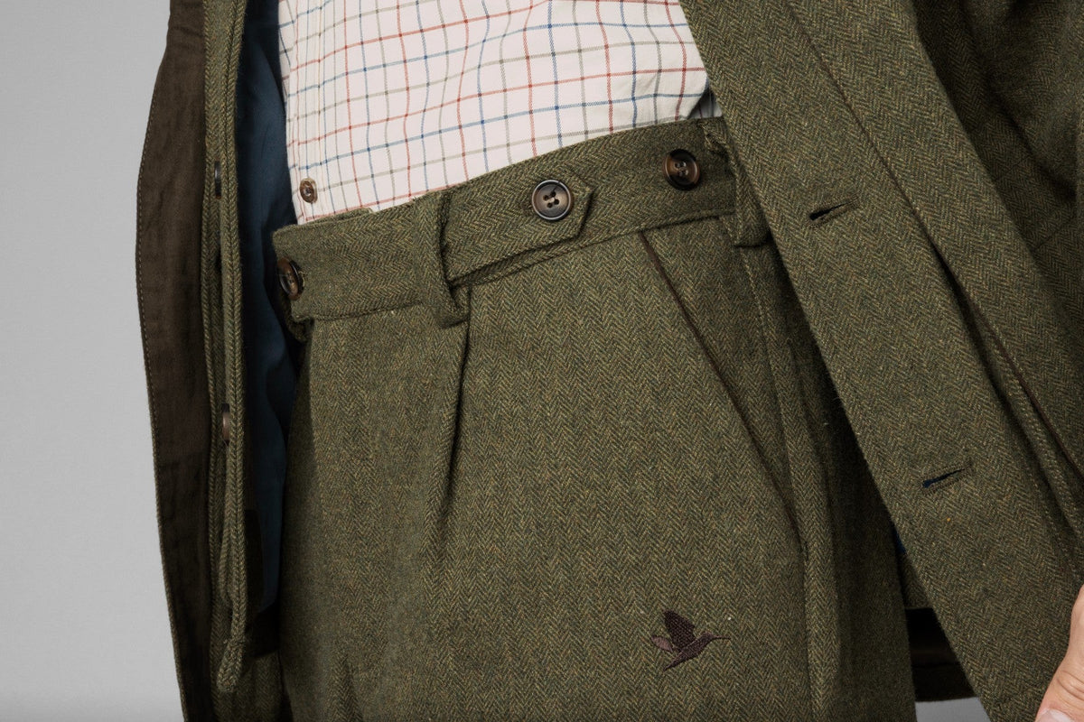 Hillside Tweedhose Moss green - Seeland