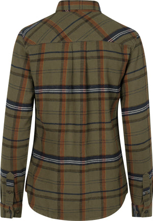 Skye Flanellhemd für Damen Grape Leaf/Terracotta Check - Seeland