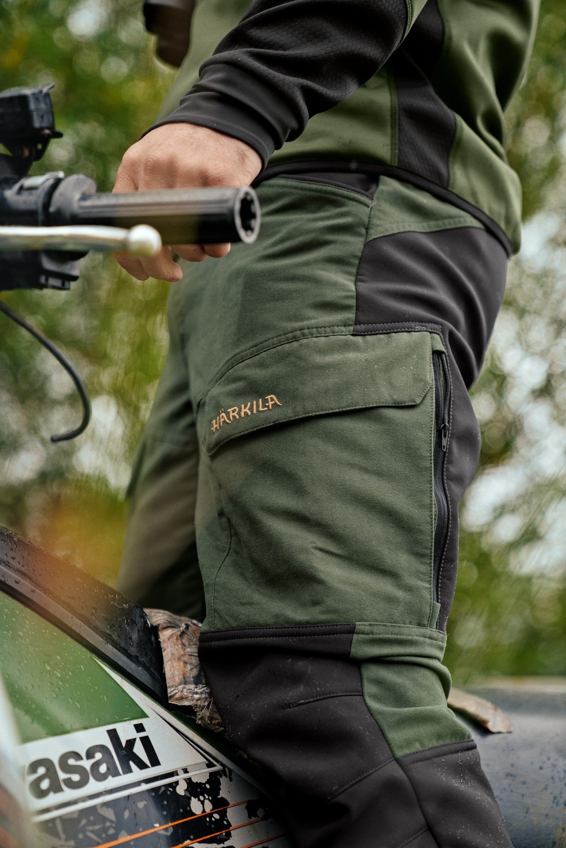 Scandinavian Hose - Duffel green/Schwarz - Härkila