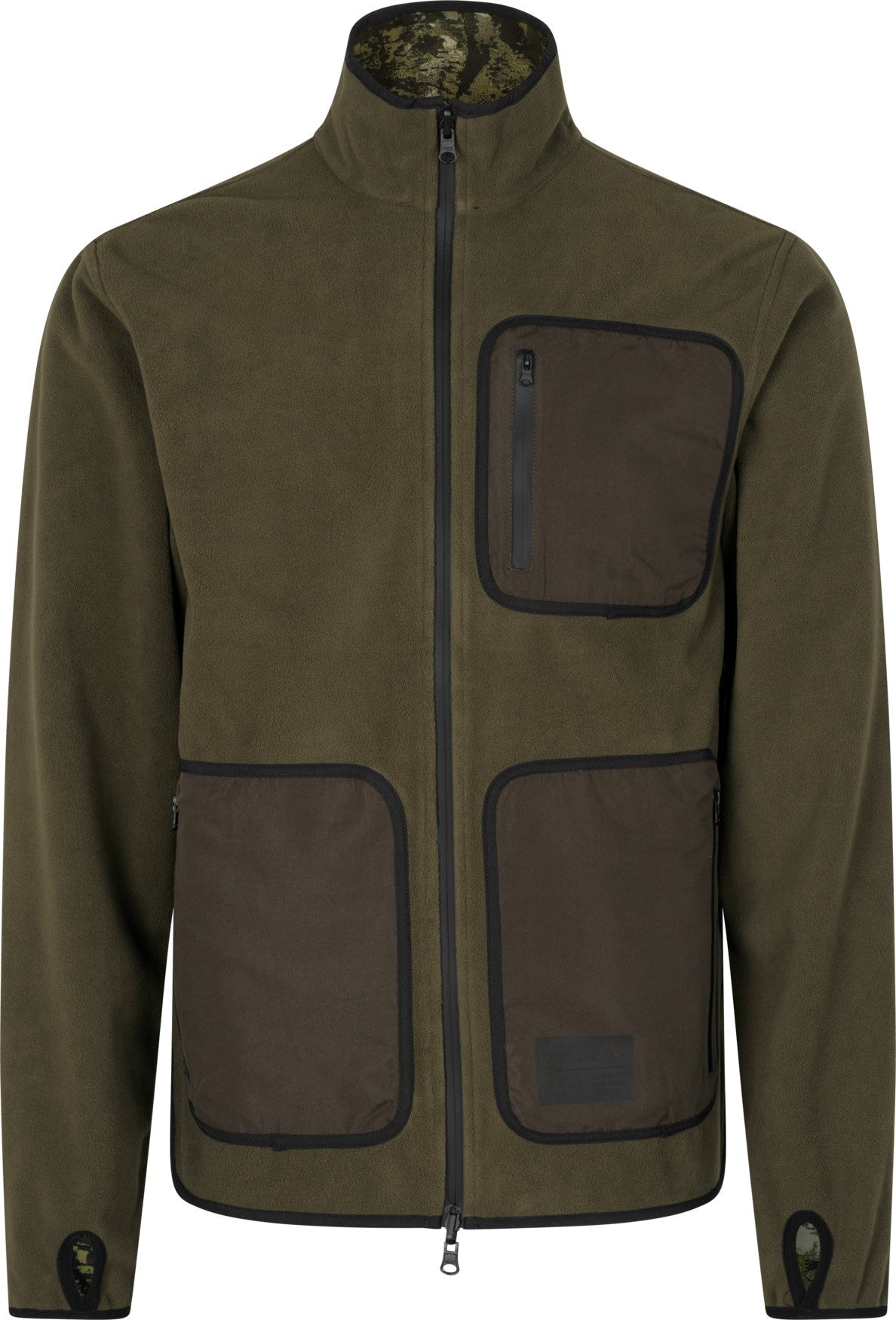 Rogue Wendbares Fleece Light Pine/Invis Green - Seeland