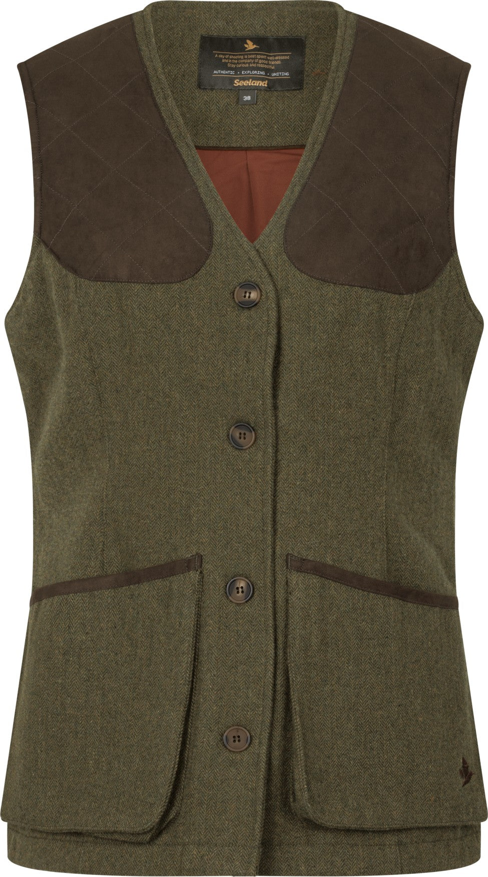 Hillside Harriet - Weste Moss green - Seeland