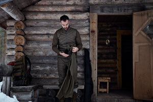 Logmar isolierte, packbare Hose Willow green - Härkila