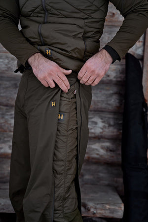 Logmar isolierte, packbare Hose Willow green - Härkila