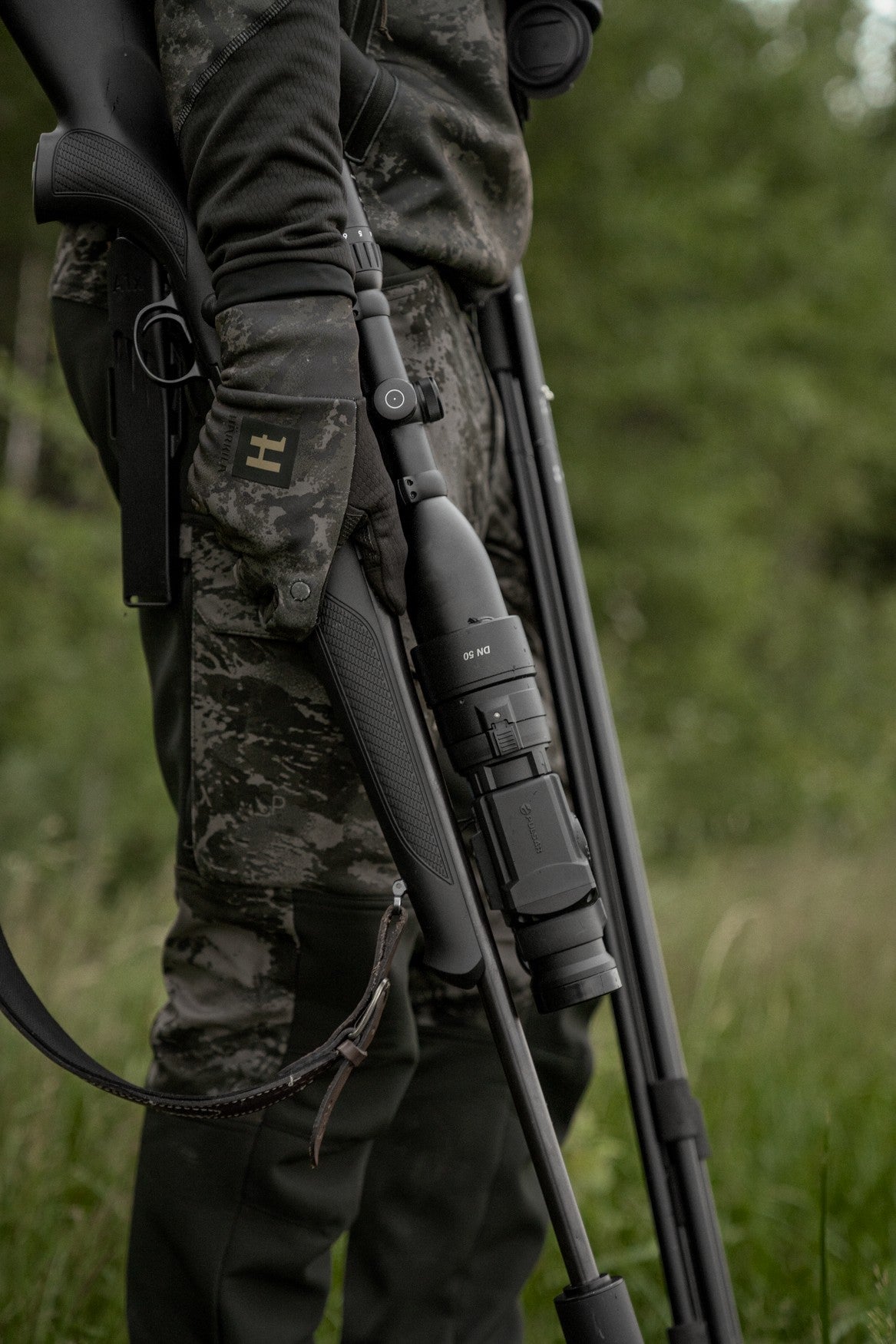 NOCTYX Camo - geräuscharme Hose AXIS MSP®Schwarz/Schwarz - Härkila
