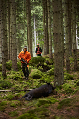 Kamko Fleecejacke - Hunting green/Orange blaze - Härkila