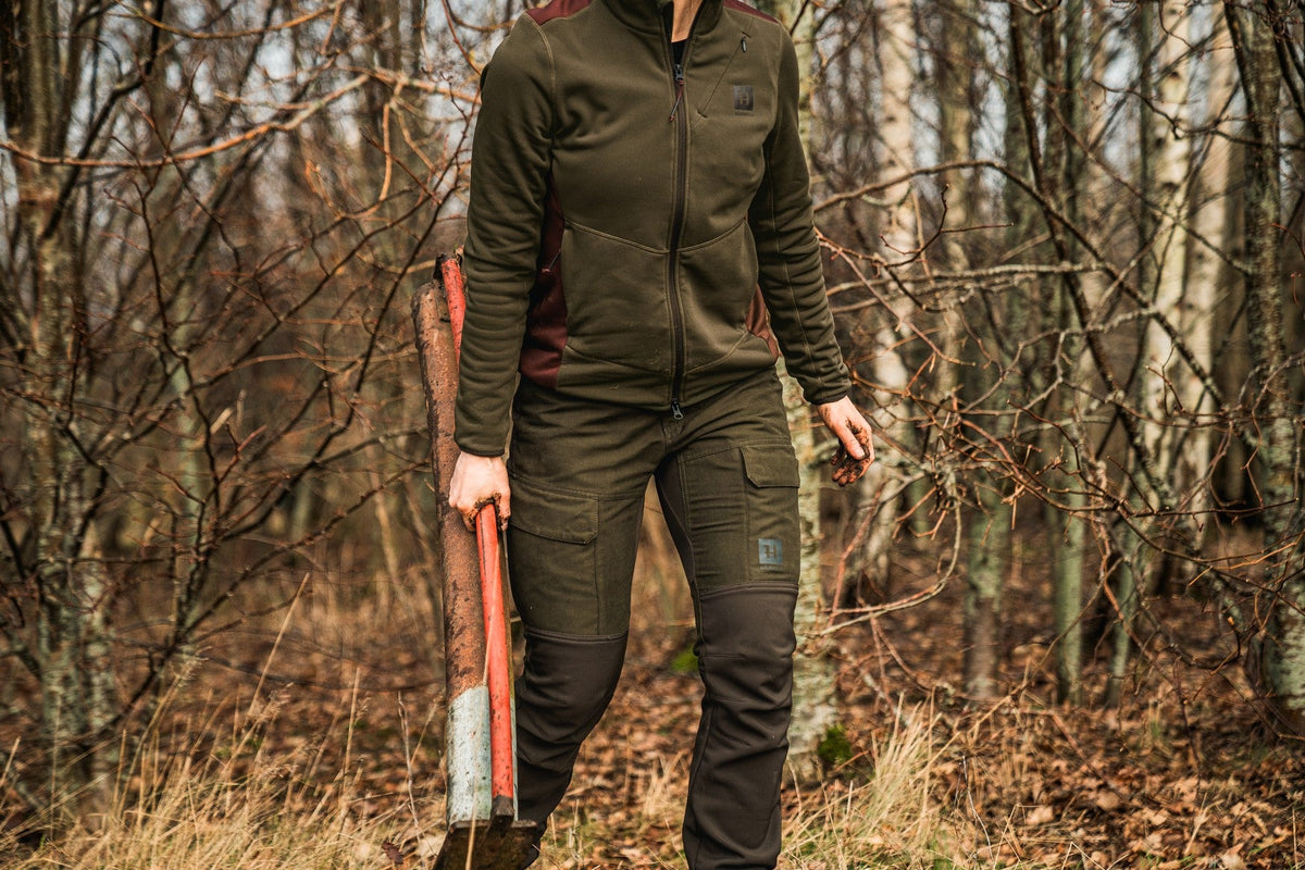 Scandinavian Hosen für Damen Willow green/Deep brown - Härkila
