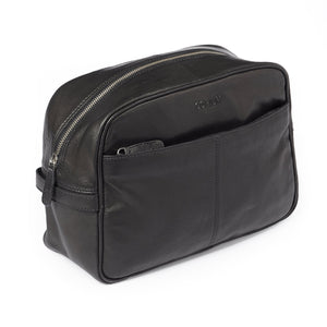 Auckland Kulturtasche Schwarz - Corium