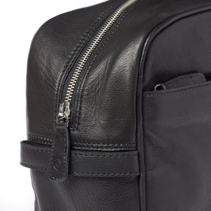 Auckland Kulturtasche Schwarz - Corium