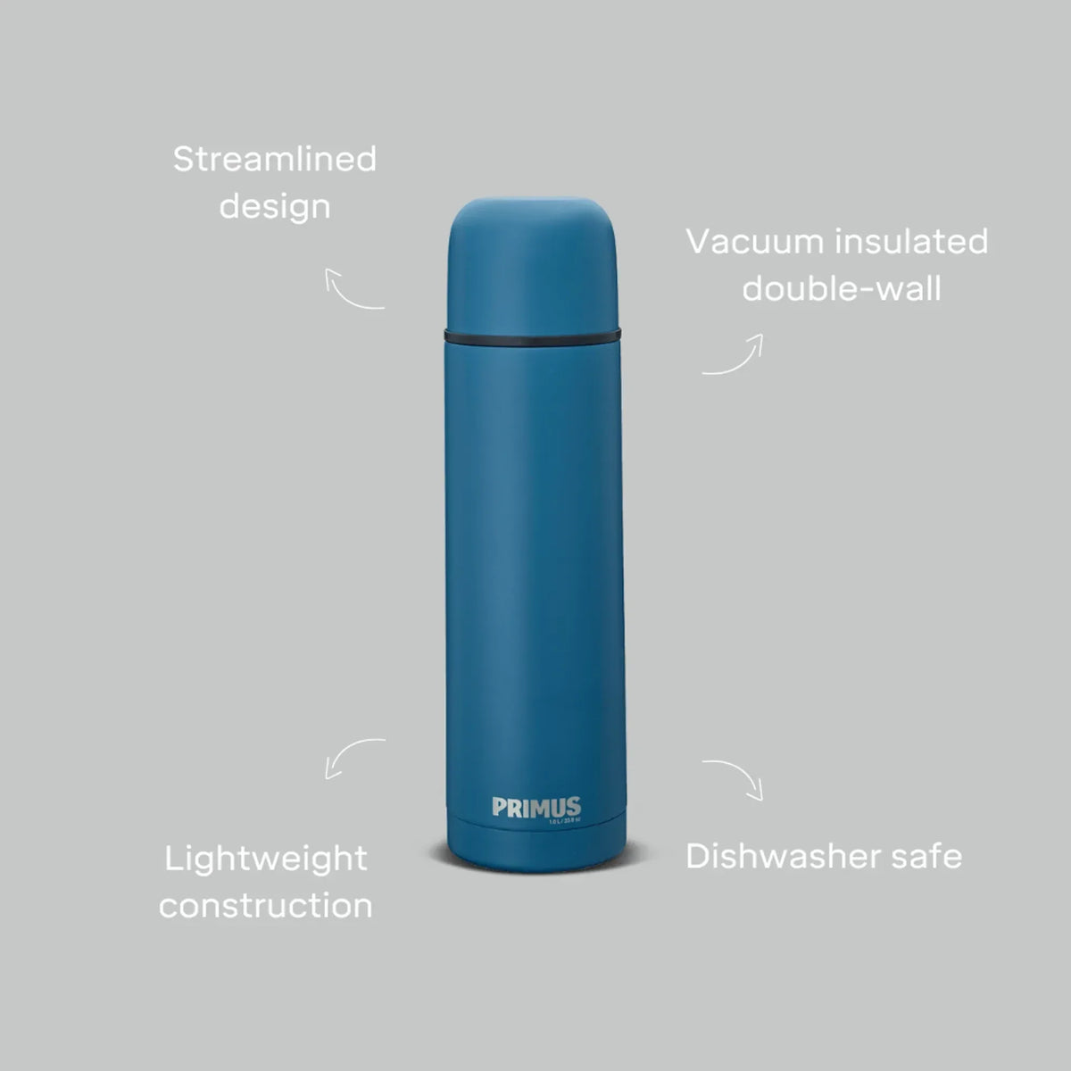 Classic Light Vakuumflasche SUMMIT BLUE / 0.35 L – Primus