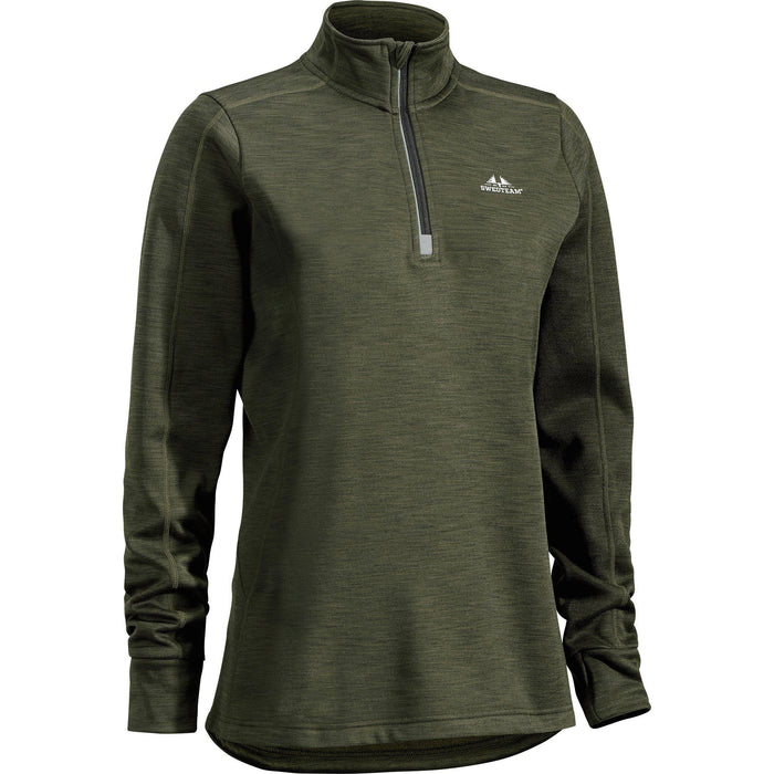 Ultraleichter Damenpullover Hunting Green - Swedteam