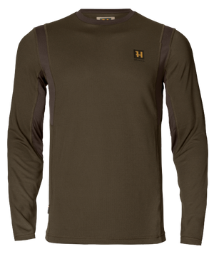 Forest Hunter Langarm-T-Shirt Hunting green/Shadow brown - Härkila