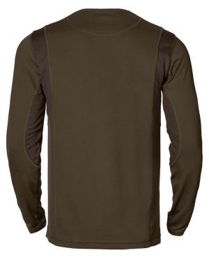 Forest Hunter Langarm-T-Shirt Hunting green/Shadow brown - Härkila