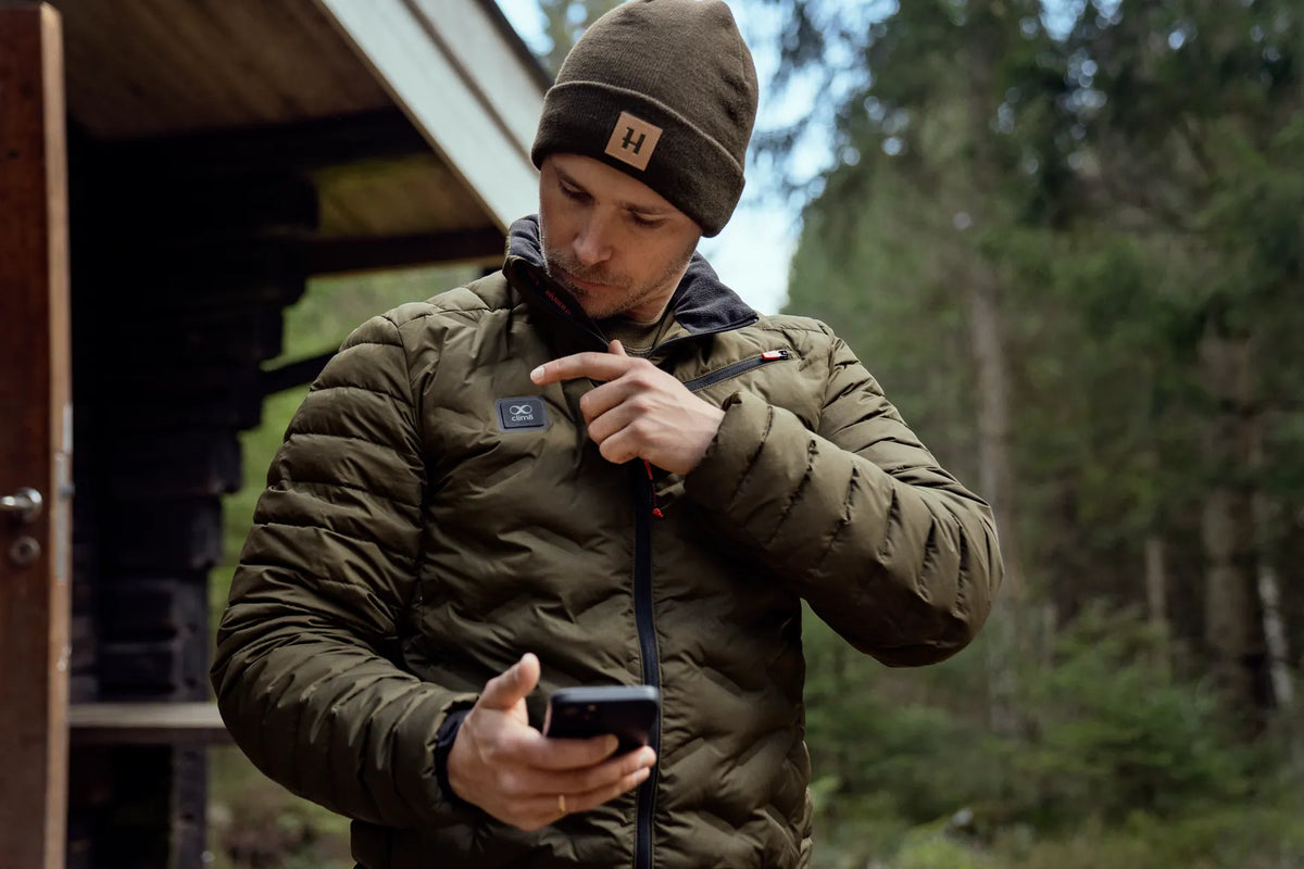 clim8 Isolierte Jacke Willow green - Härkila