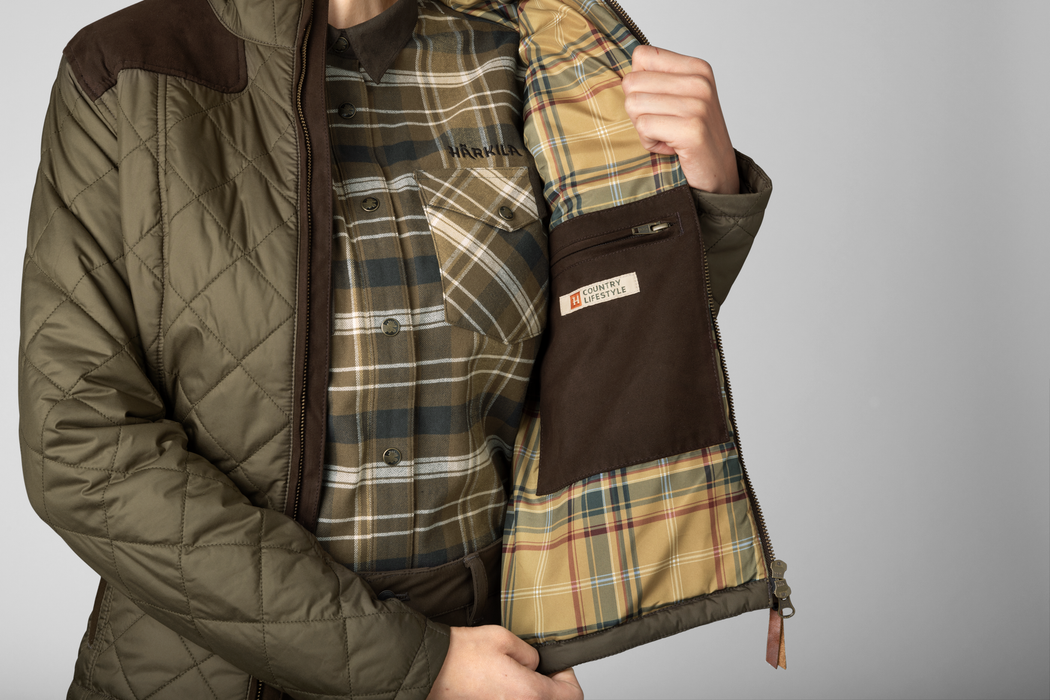 Ailsa Steppjacke Damen Weidengrün - Härkila