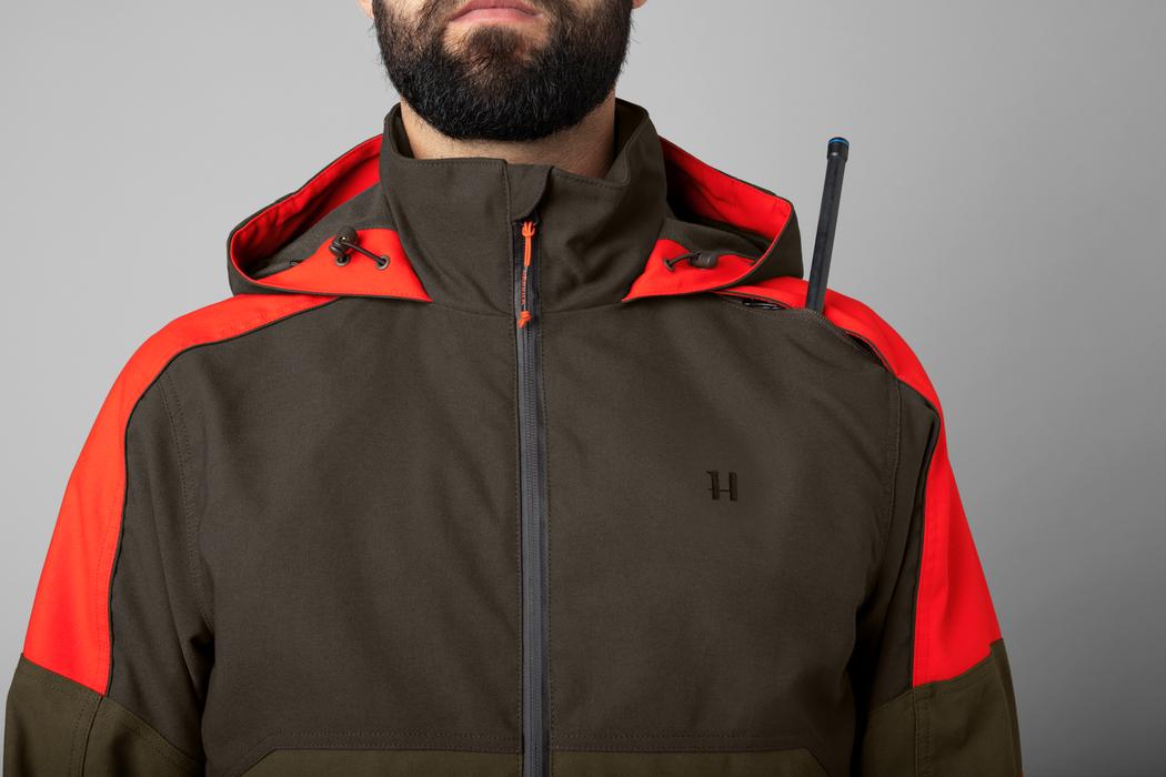 Pro Hunter Dog Keeper GTX Jacke Weidengrün/Orange - Härkila