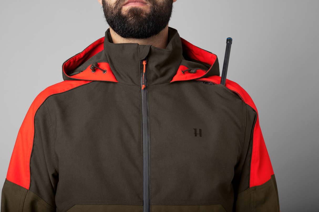 Pro Hunter Dog Keeper GTX Jacke Willow green/Orange - Härkila