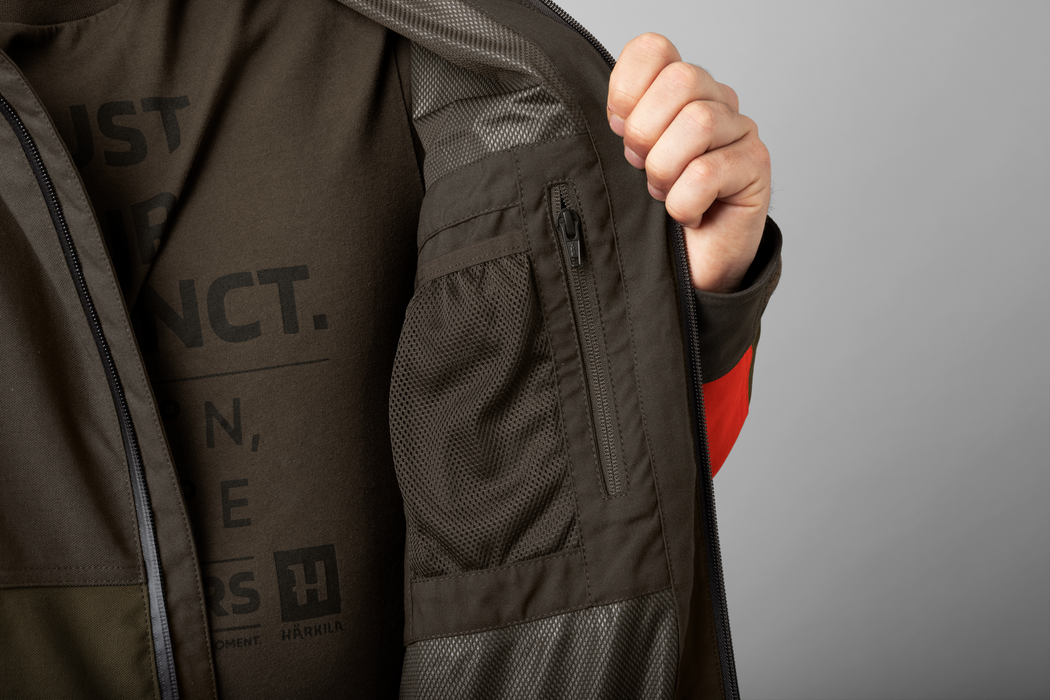 Pro Hunter Dog Keeper GTX Jacke Willow green/Orange - Härkila