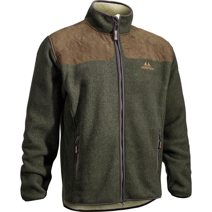 Torne 2.0 Pullover mit durchgehendem Reißverschluss Hunting Green - Swedteam