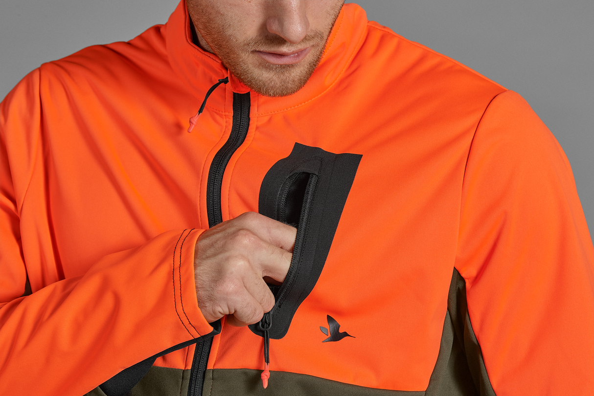 Force Advanced Softshelljacke Hi-Vis Orange - Seeland