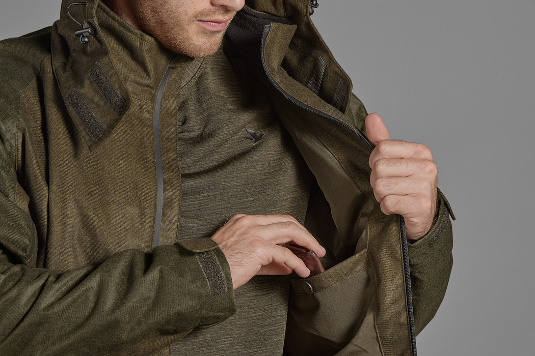 Verfügbare Jacke Pine green melange - Seeland