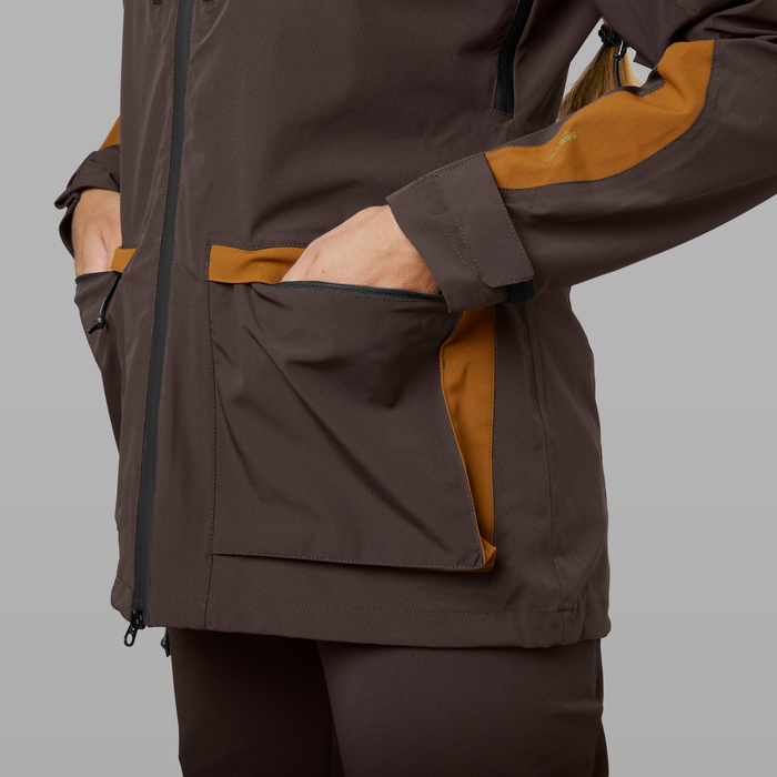 Dog Active Jacke Damen - Dunkelbraun - Seeland