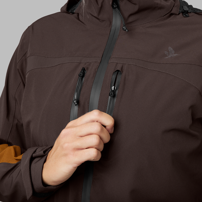 Dog Active Jacke Damen - Dunkelbraun - Seeland