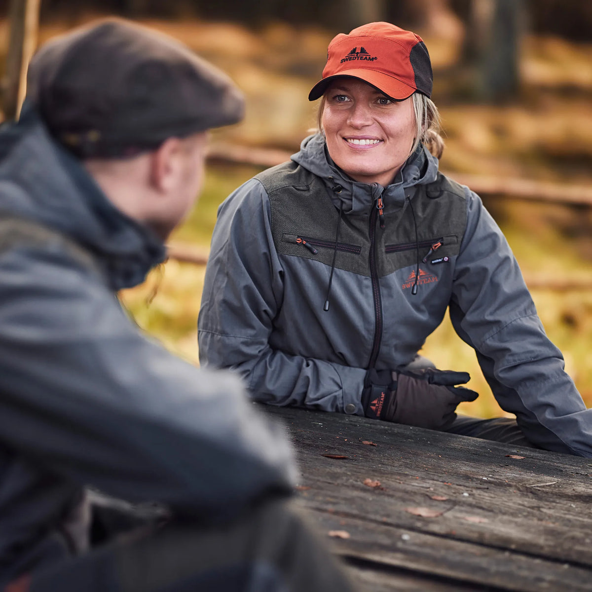 Lynx Damen Antibite Jagdjacke - Dunkelgrau - Swedteam
