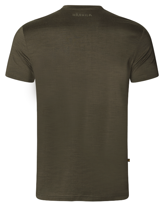 Base All Season Kurzarm-T-Shirt Willow green - Härkila