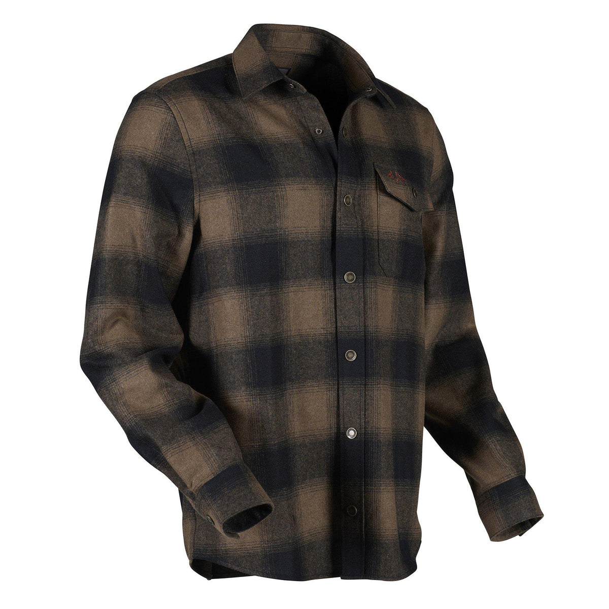 Lynx Wollhemd Dark Sand - Swedteam
