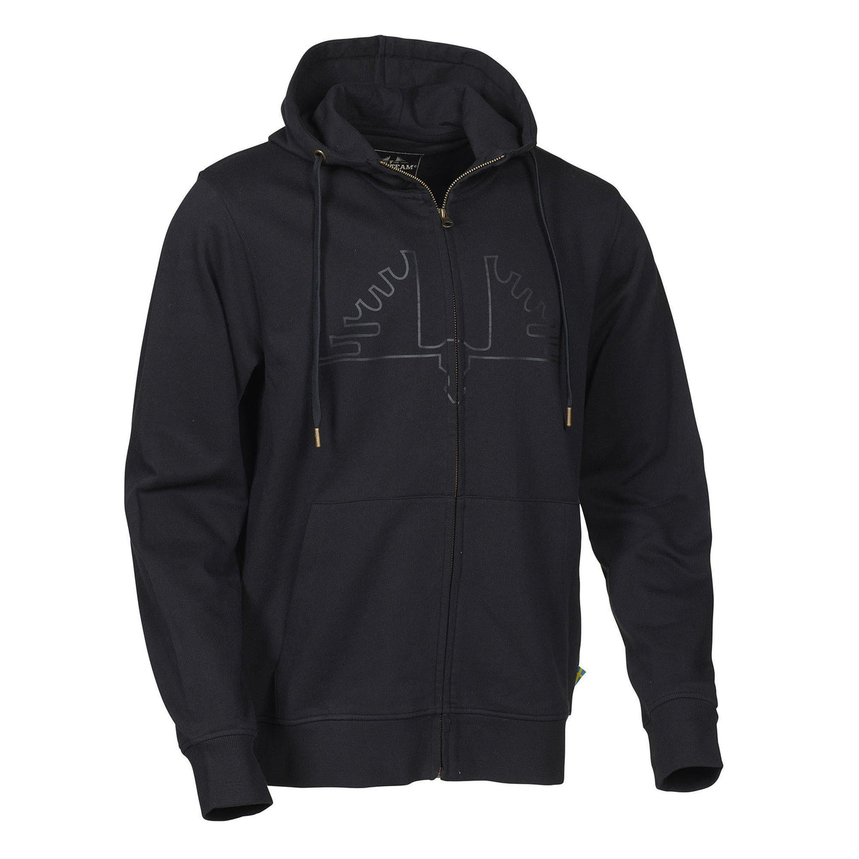 Ultra Zip Hoodie - Sweater Schwarz – Swedteam