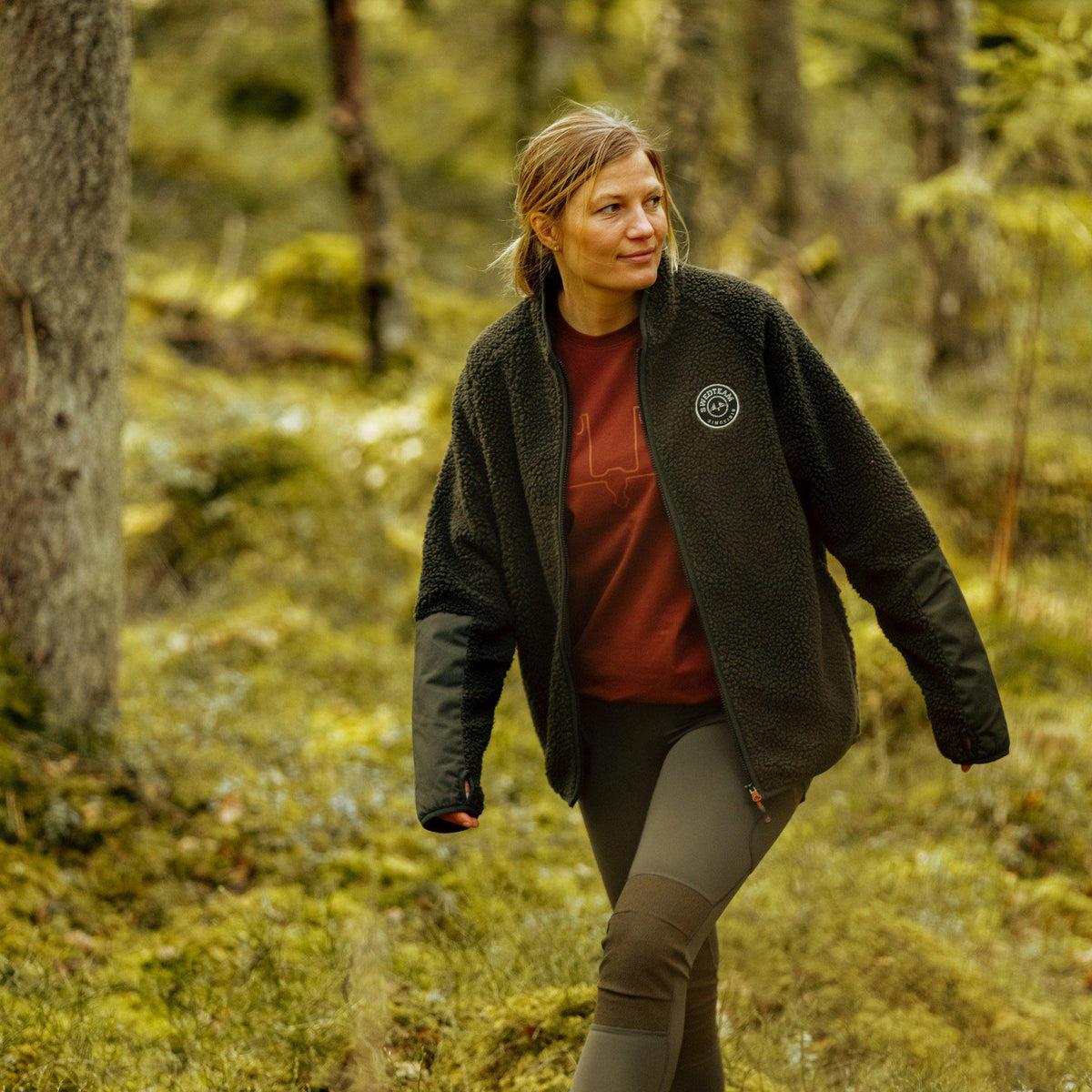 Ultra Pile Pullover Forest Green - Swedteam