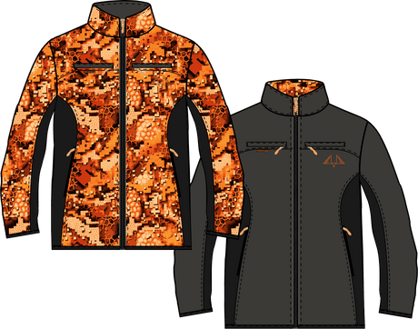 Ridge Pro Wendbare Jagdjacke - Desolve Fire - Swedteam