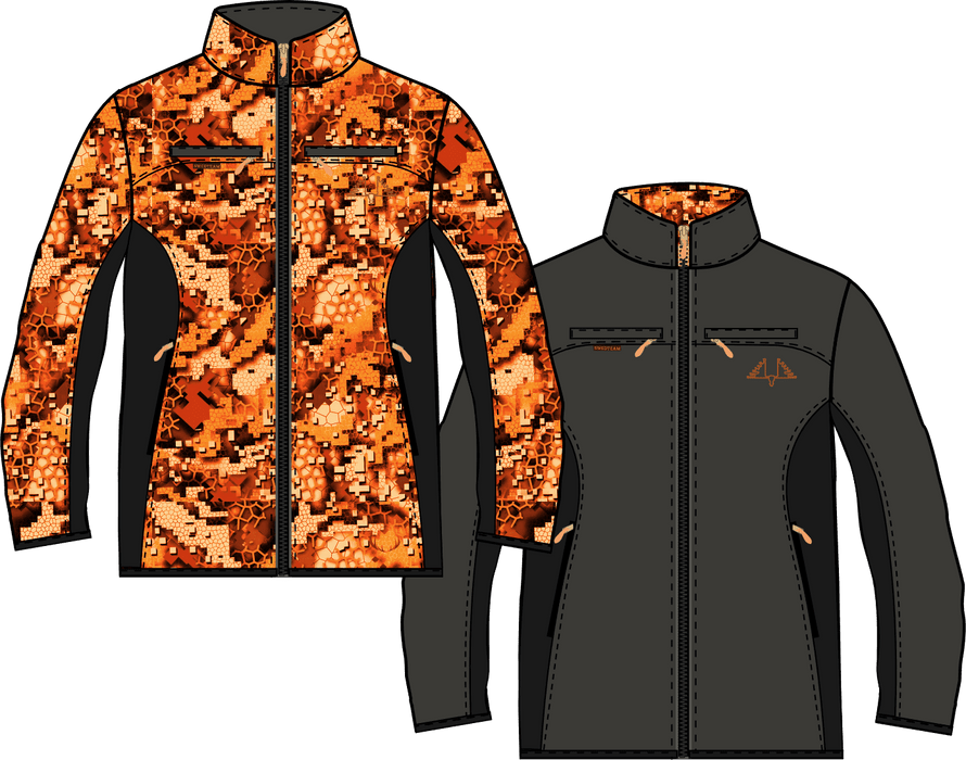 Ridge Pro Wendbare Jagdjacke - Desolve Fire - Swedteam