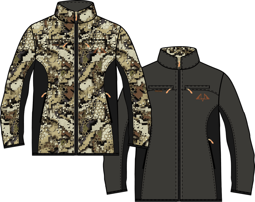 Ridge Pro Wendbare Jagdjacke - Desolve Veil - Swedteam