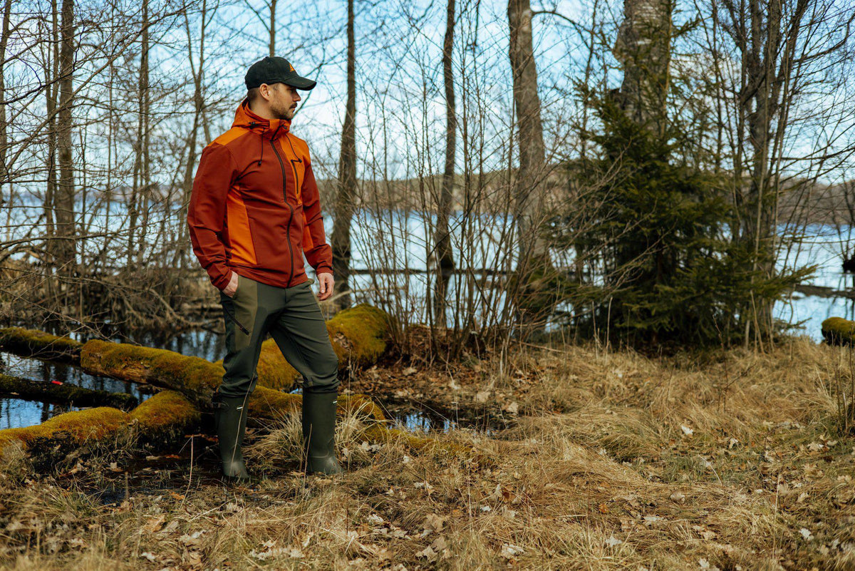 Lynx Antibite Jagdjacket - Dunkles Orange - Swedteam