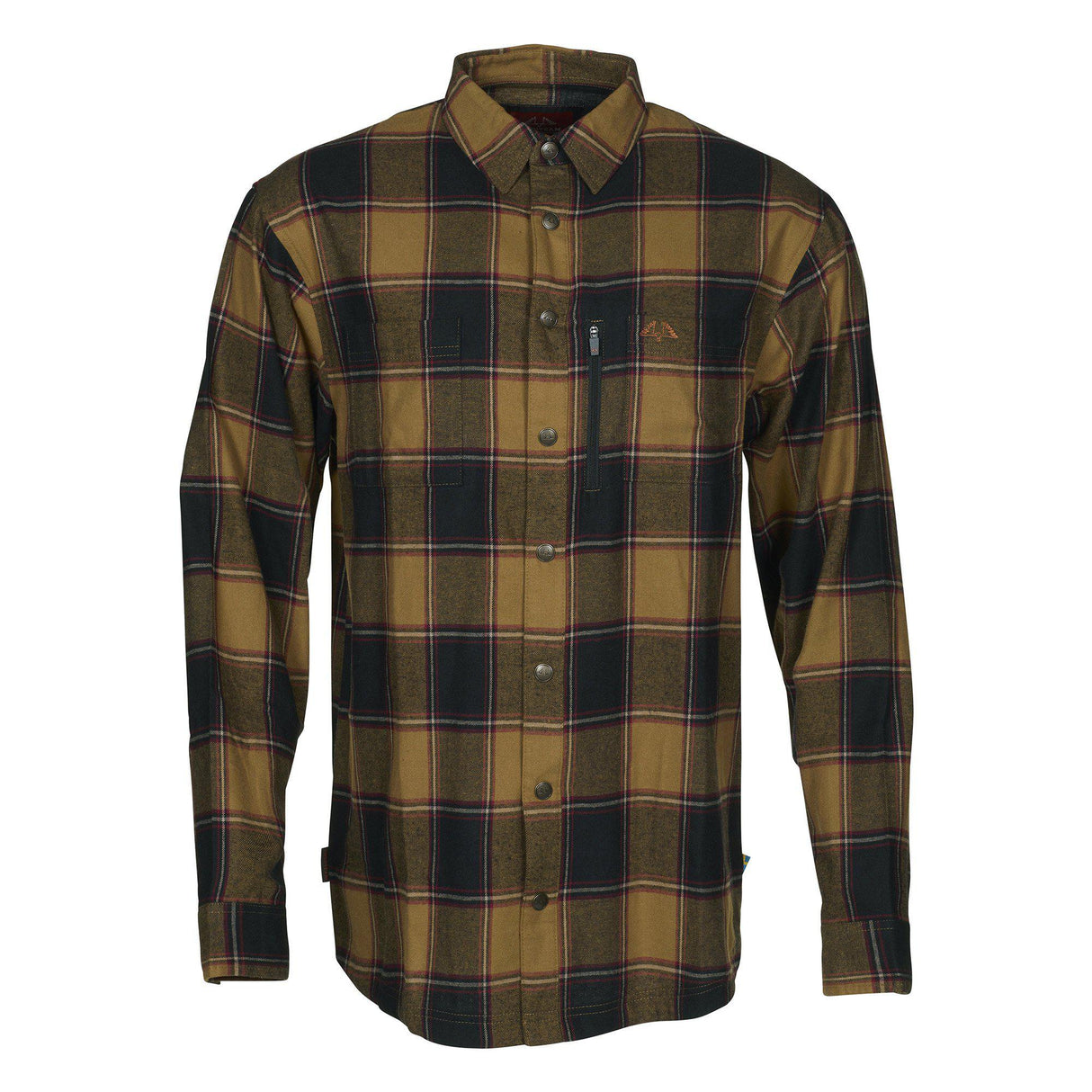 Crest Cotton-Shirt Dark Sand – Swedteam