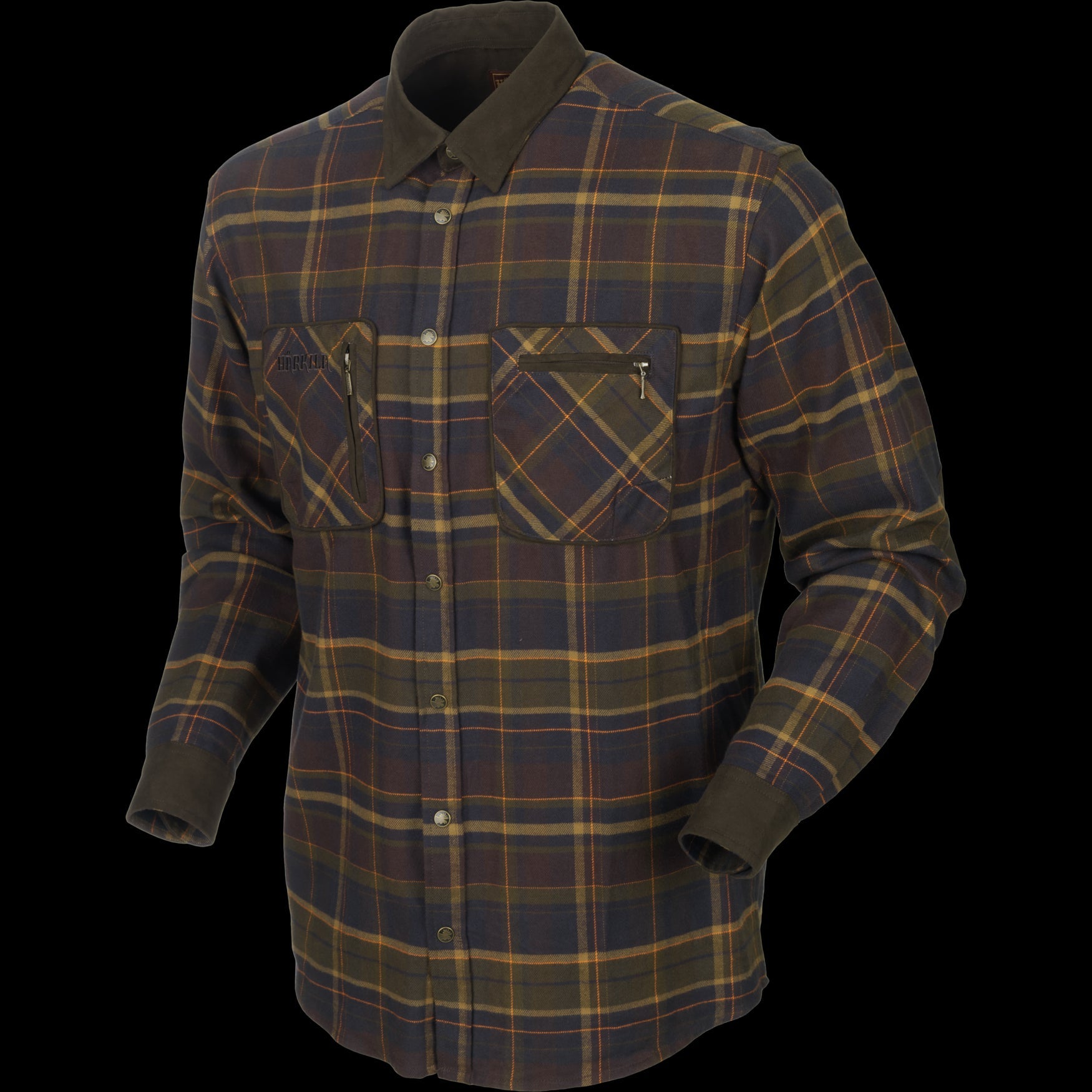 Pajala Hemd - Mellow brown check - Härkila