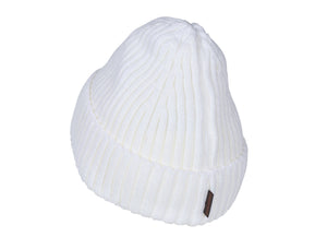 Ultra Strick-Beanie Weiß – Swedteam