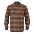 Aivak L/S skjorte - Autumn orange check - Härkila
