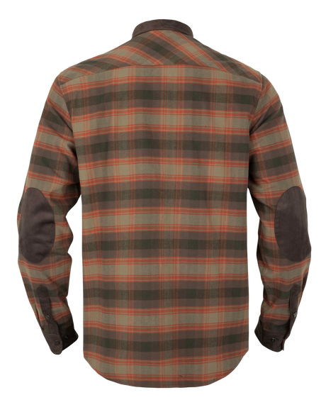 Aivak L/S skjorte - Autumn orange check - Härkila