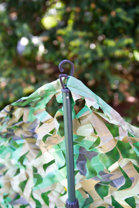 Haltestab für Tarnnetze Teleskopisch Luksus