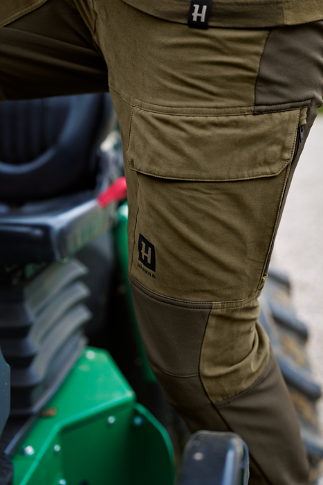 Skandinavische Hosen - Dark olive/Willow green - Härkila