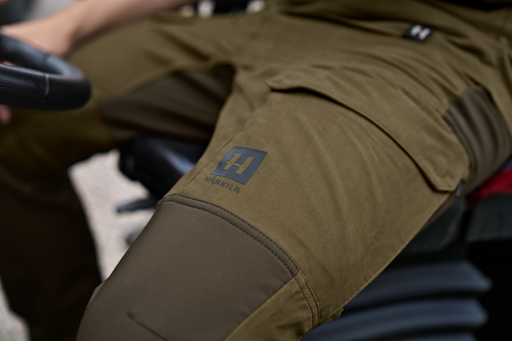 Skandinavische Hosen - Dark olive/Willow green - Härkila