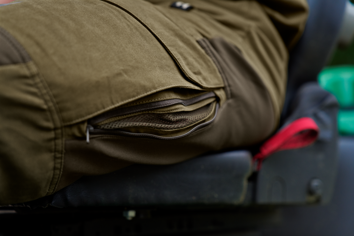 Skandinavische Hosen - Dark olive/Willow green - Härkila