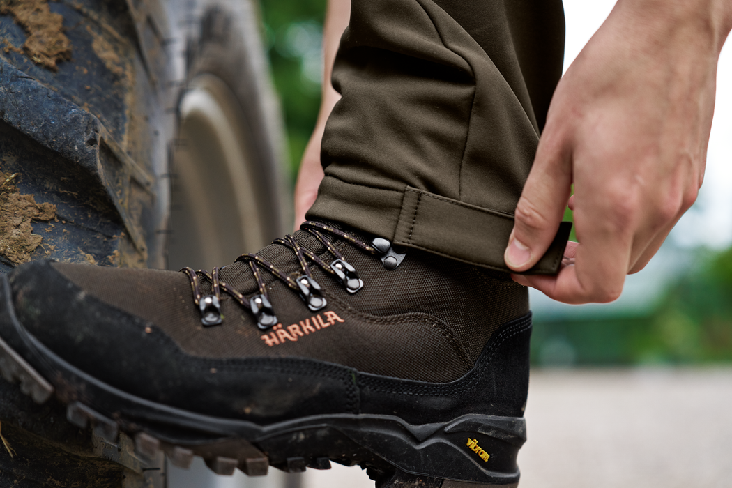 Skandinavische Hosen - Dark olive/Willow green - Härkila