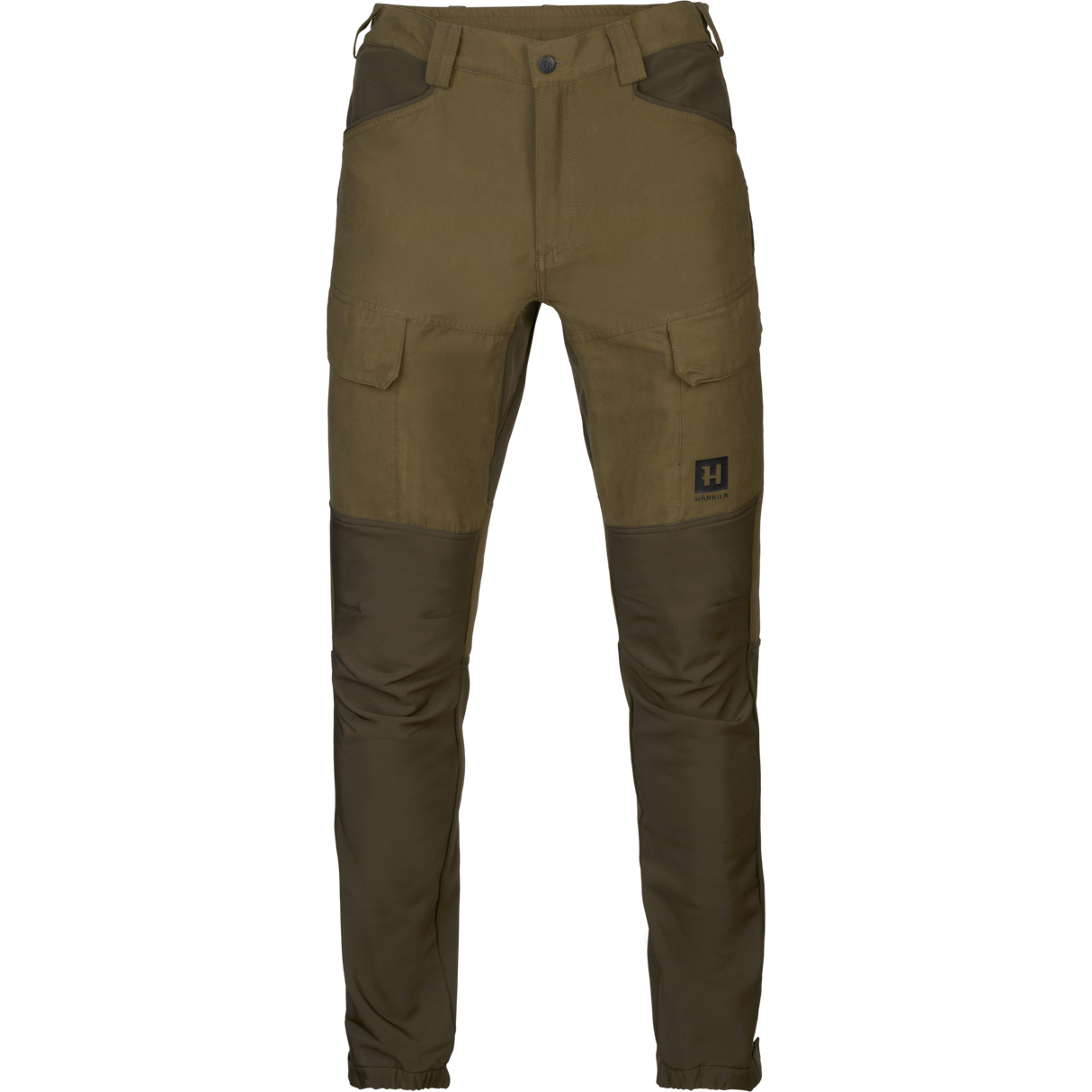 Skandinavische Hosen - Dark olive/Willow green - Härkila